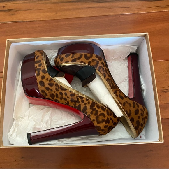 Christian Louboutin Pony Leopard Pumps - Picture 12 of 13